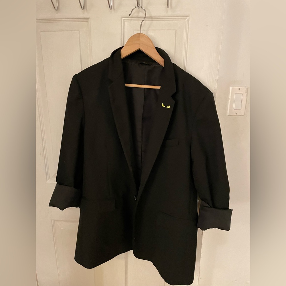Black Fendi men’s suit jacket.